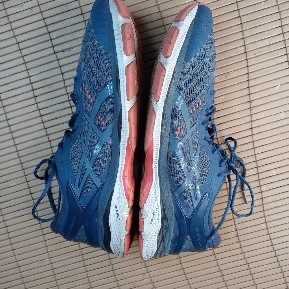 Asics gel kayano 24 men's Flytefoam Duomax blue sneakers size 13 .  27pm